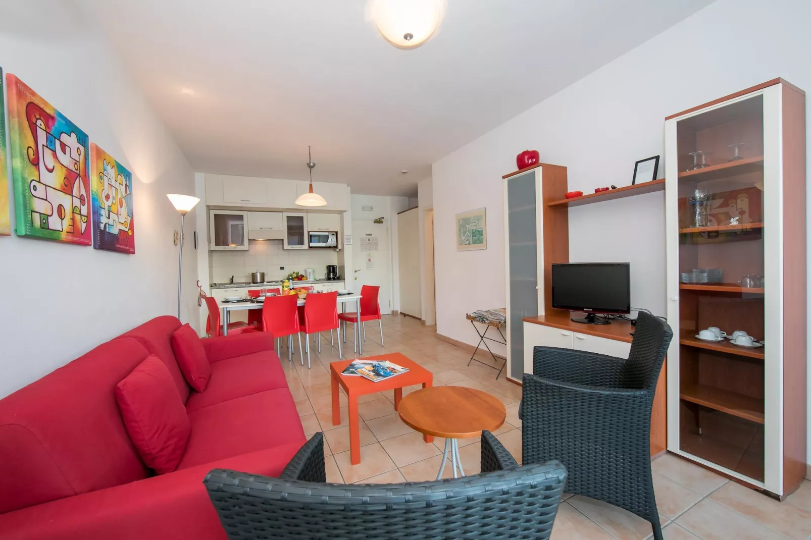 RESIDENCE PORTO LETIZIA - PALACE-1ROOM APT 4 PAX LAKE VIEW PLUS 8205 - P1LP4 - Woonkamer