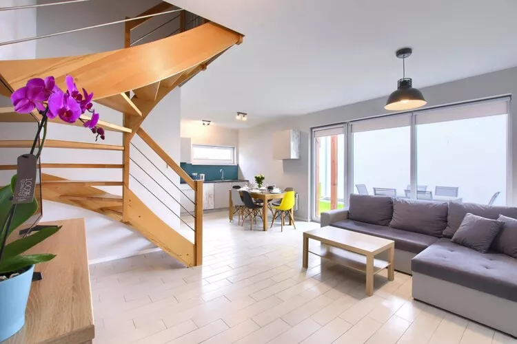 Domy z basenem Rogowo dla 6 osób-Woonkamer