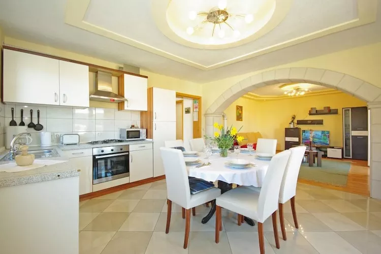Apartments Villa Rose - Two-Bedroom Apartment with Sea View Terrace - Keuken