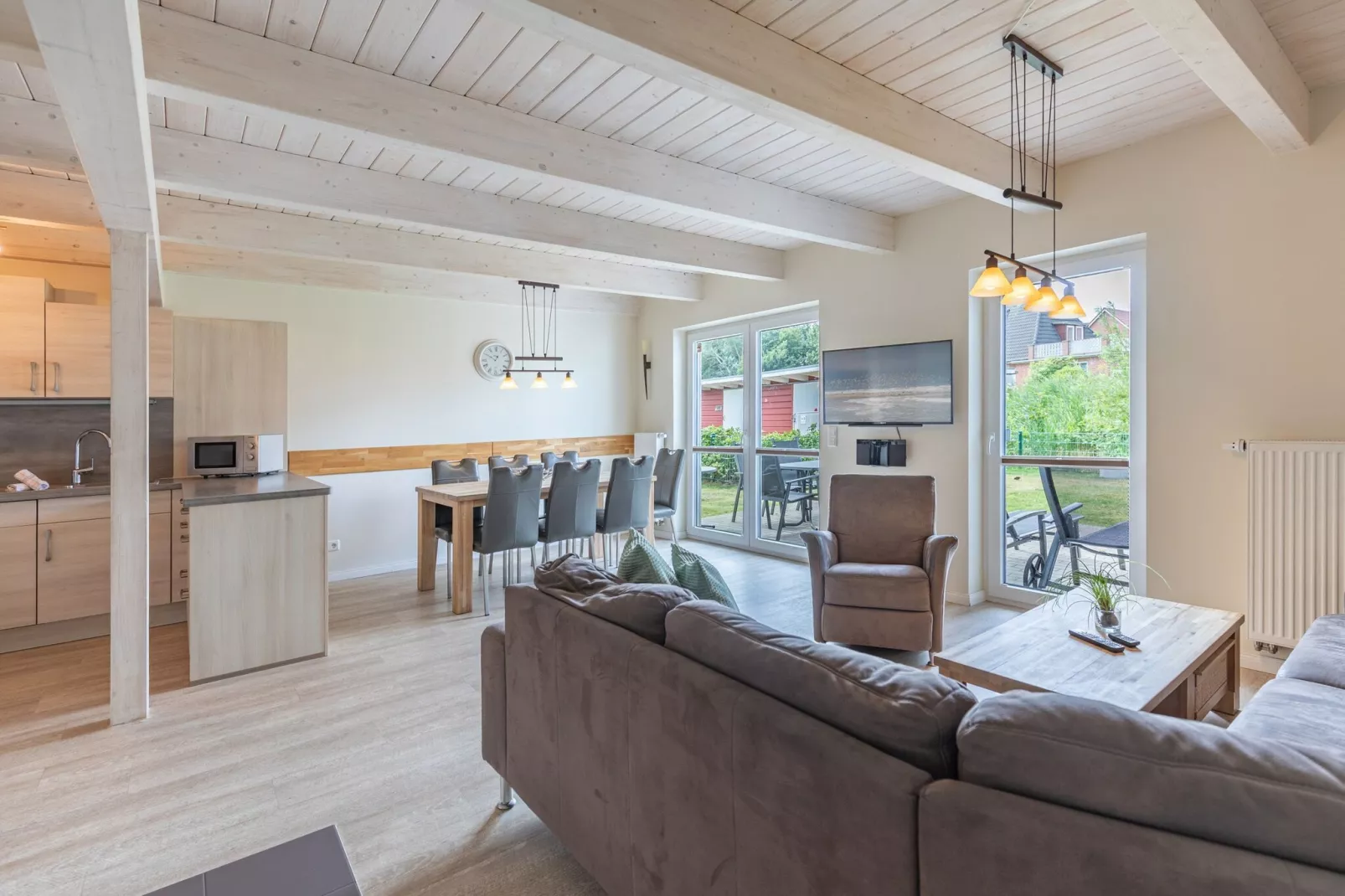 Reihenhaus in Dagebüll - Fischerhuus-Woonkamer