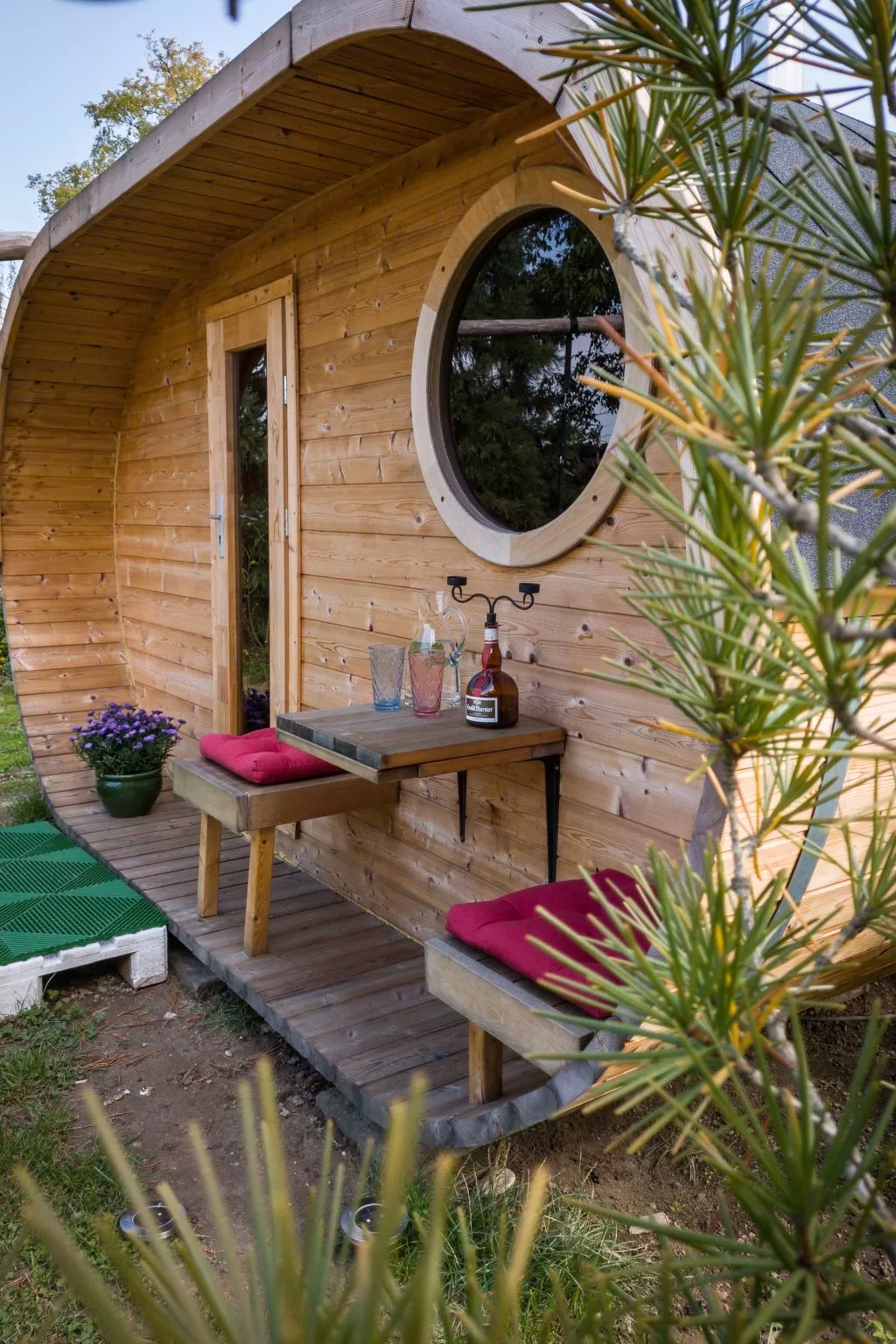 Mit Fasssauna-Buiten