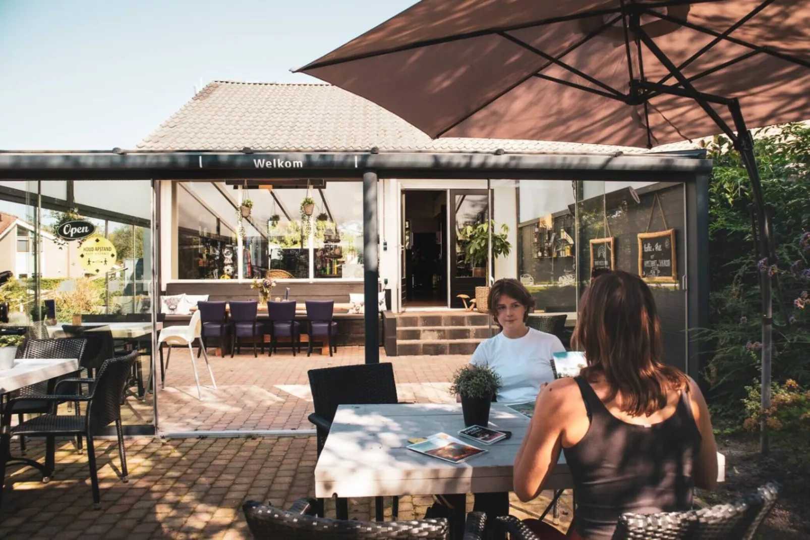 118 | Rietzanger | Sfeervol ingerichte bungalow-Buitenkant zomer