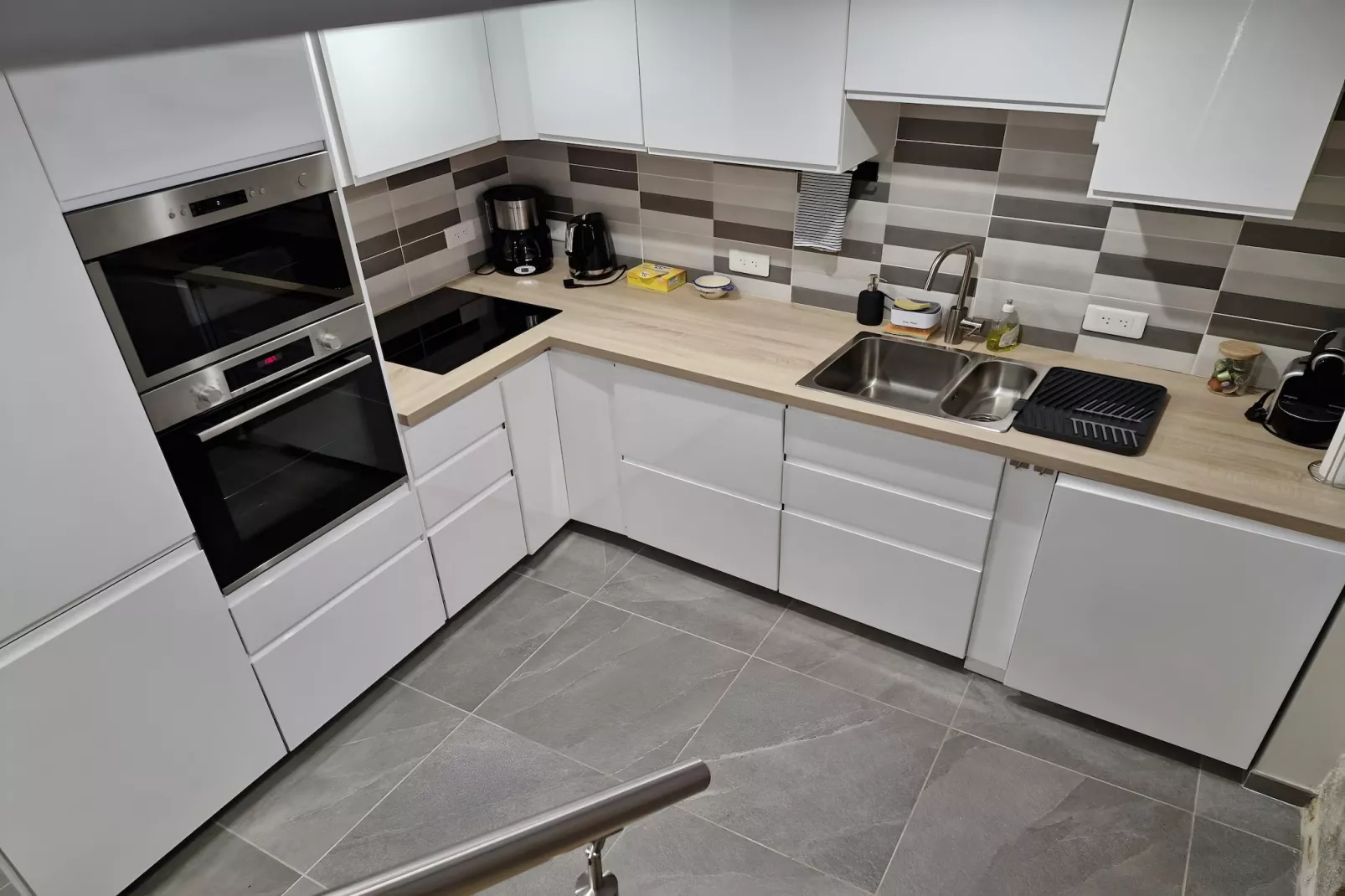 Maison de ville avec terrasse/jardin Guerlesquin - Keuken