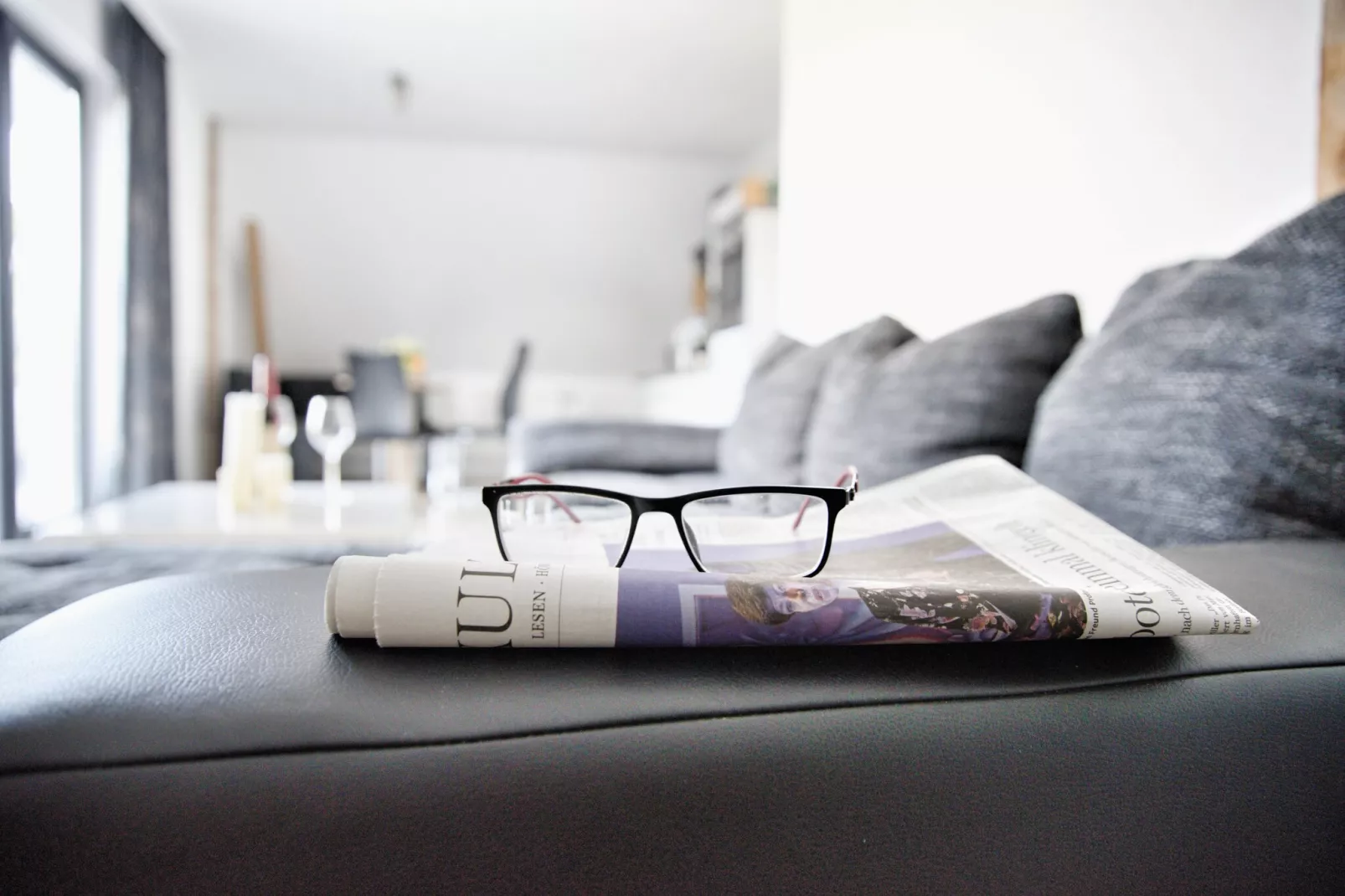 Schönes Ferienhaus-Eetkamer