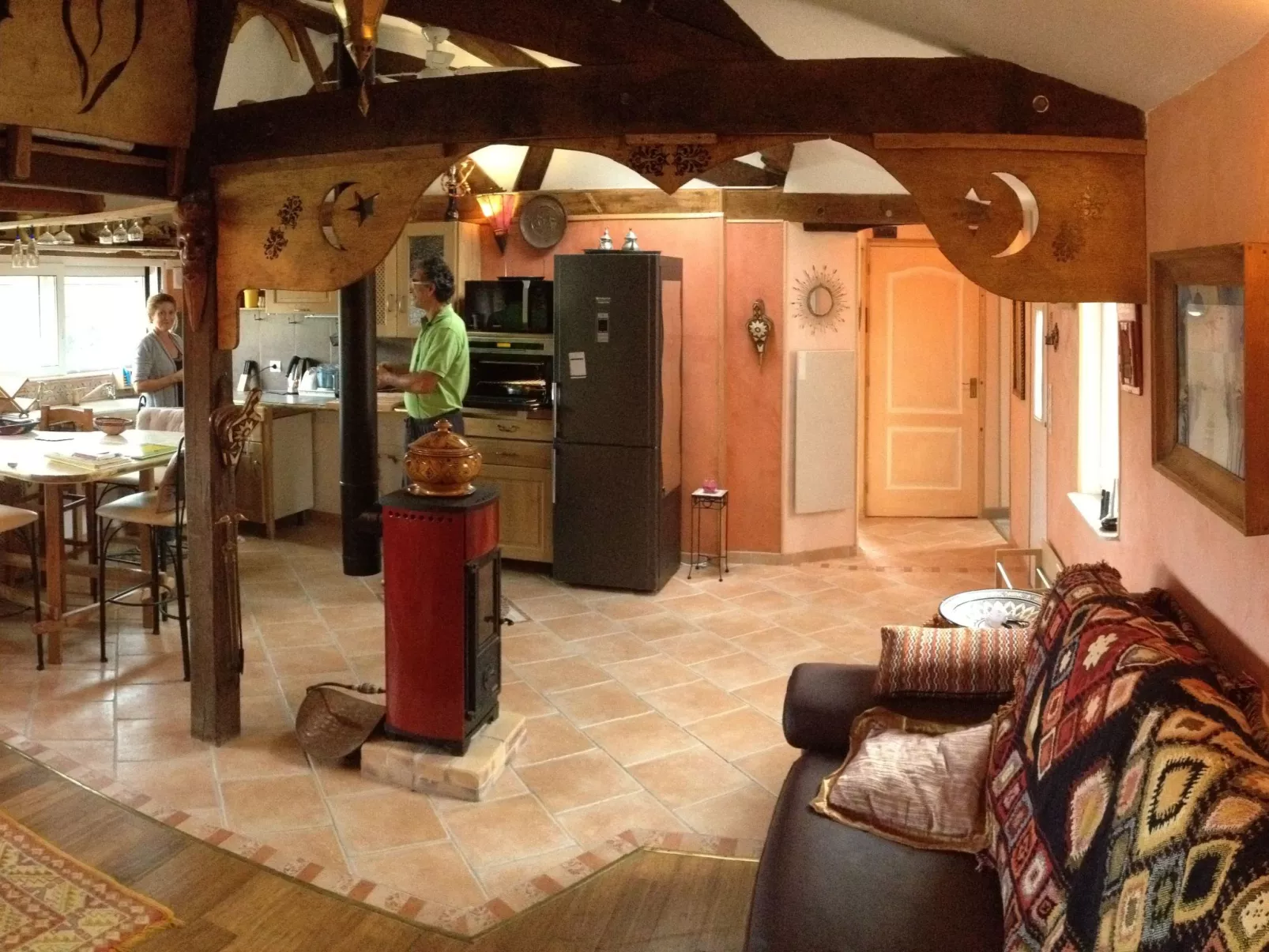 Orientalisches Ecogîte mit Charme, klassifiziert als 3 Gîte de France - Binnen