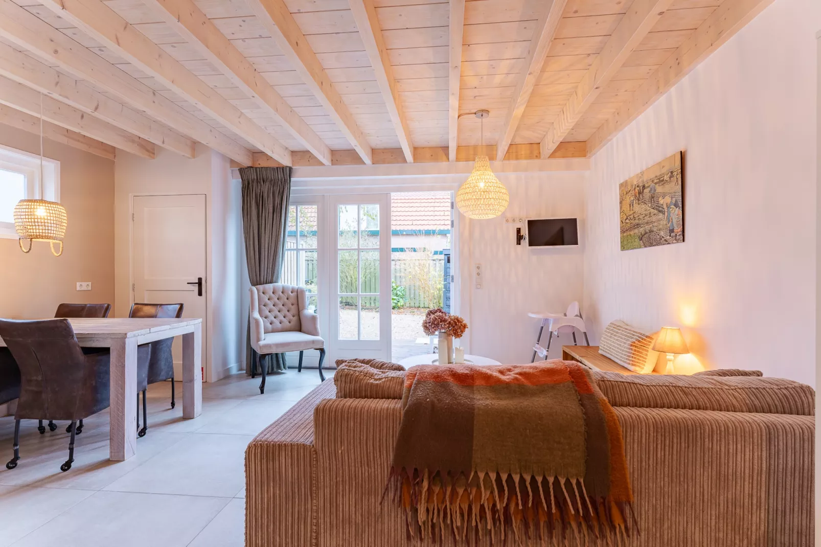 Holiday home - Schoolstraat 6a | Vrouwenpolder - Woonkamer