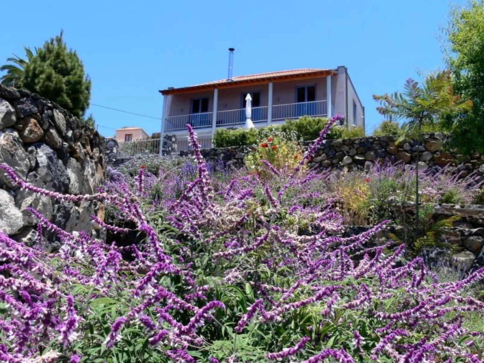 Nettes Ferienhaus in Tijarafe mit Privatem Pool und Panoramablick - Image-tags.info