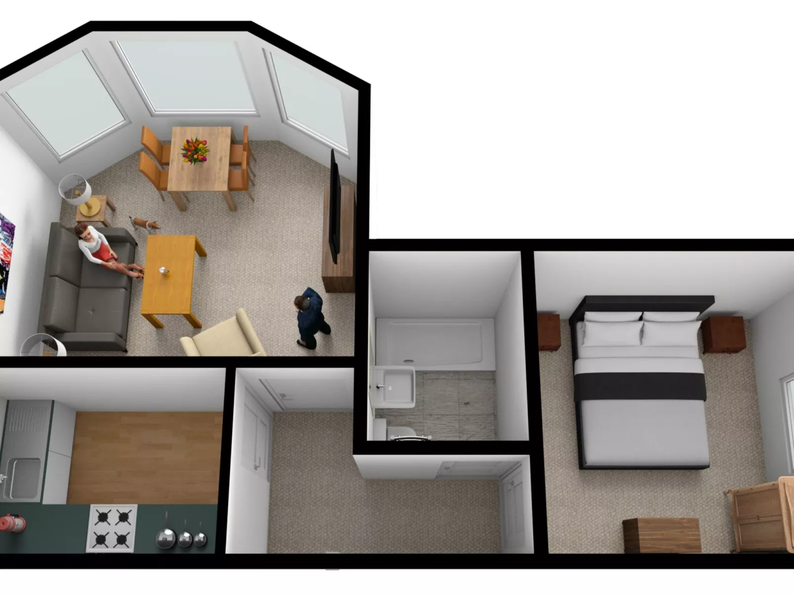 Große Wohnung in viktorianischer Villa - Image-tags.info