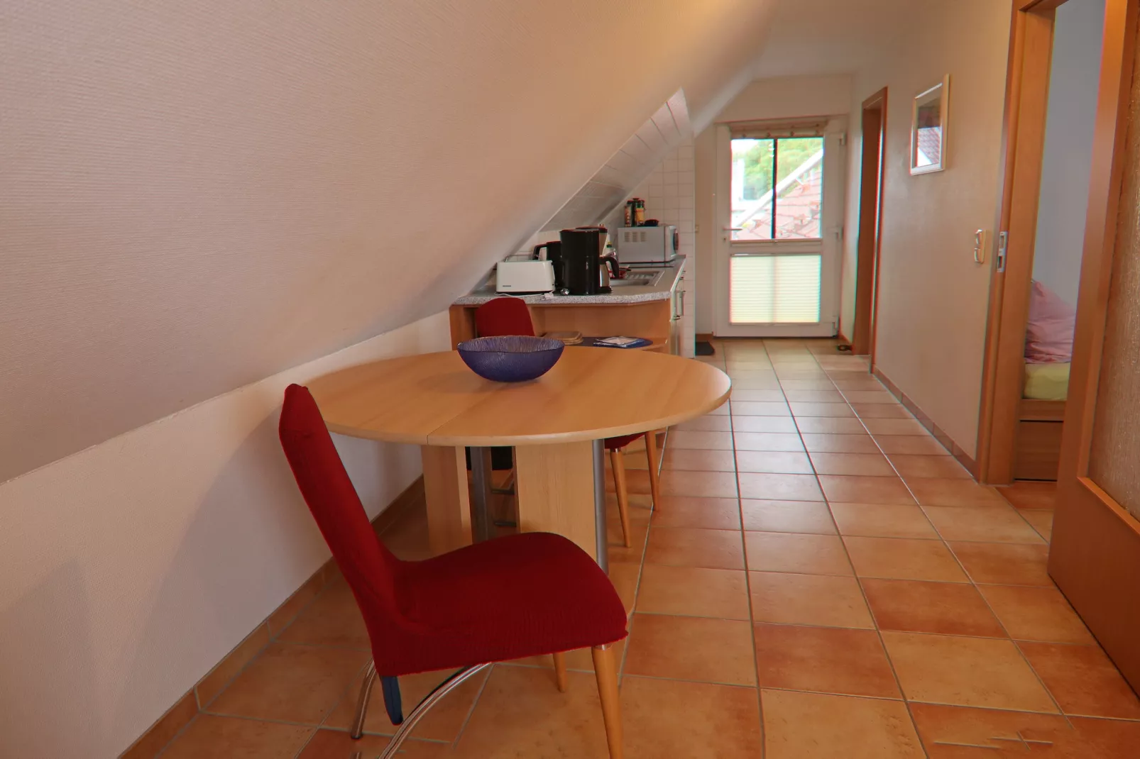 Ferienwohnung Eva mit Meerblick - strandnah - Eetkamer