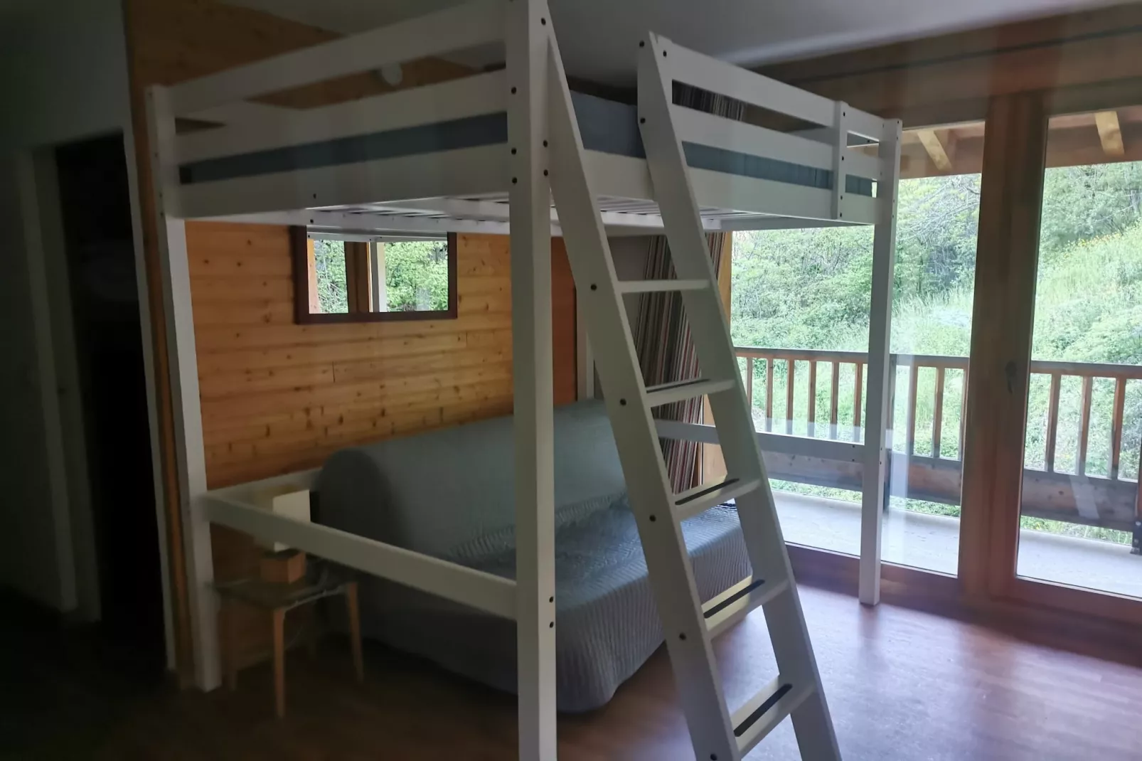 Hameau 5 201a - SPA & PISCINE studio 4 pers.-Slaapkamer