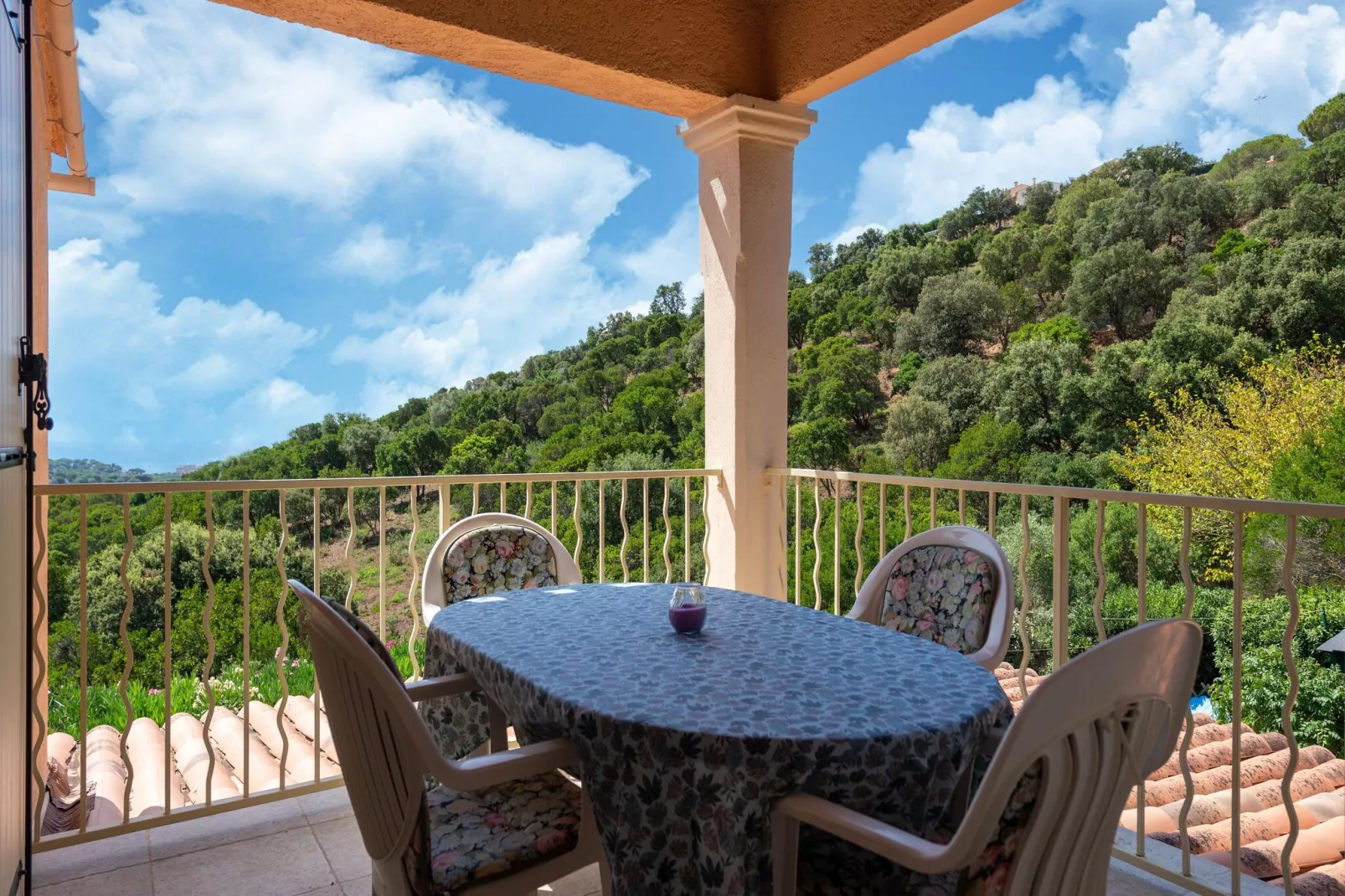 Le Mazet Elly & Julian-Terrasbalkon