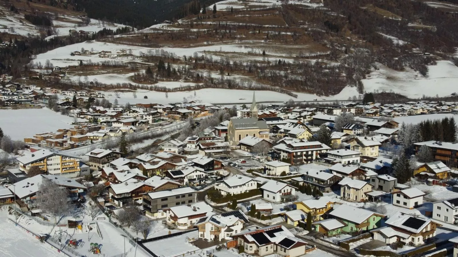 Bruggerheim - Gebied winter 1km