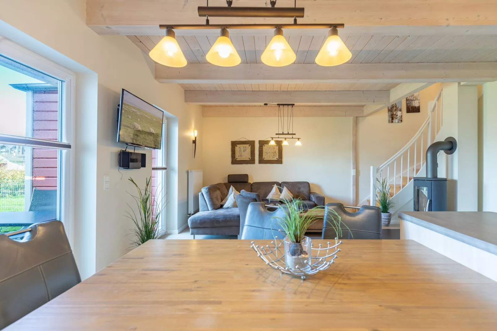 Reihenhaus in Dagebüll - Krabbenfischer-Eetkamer