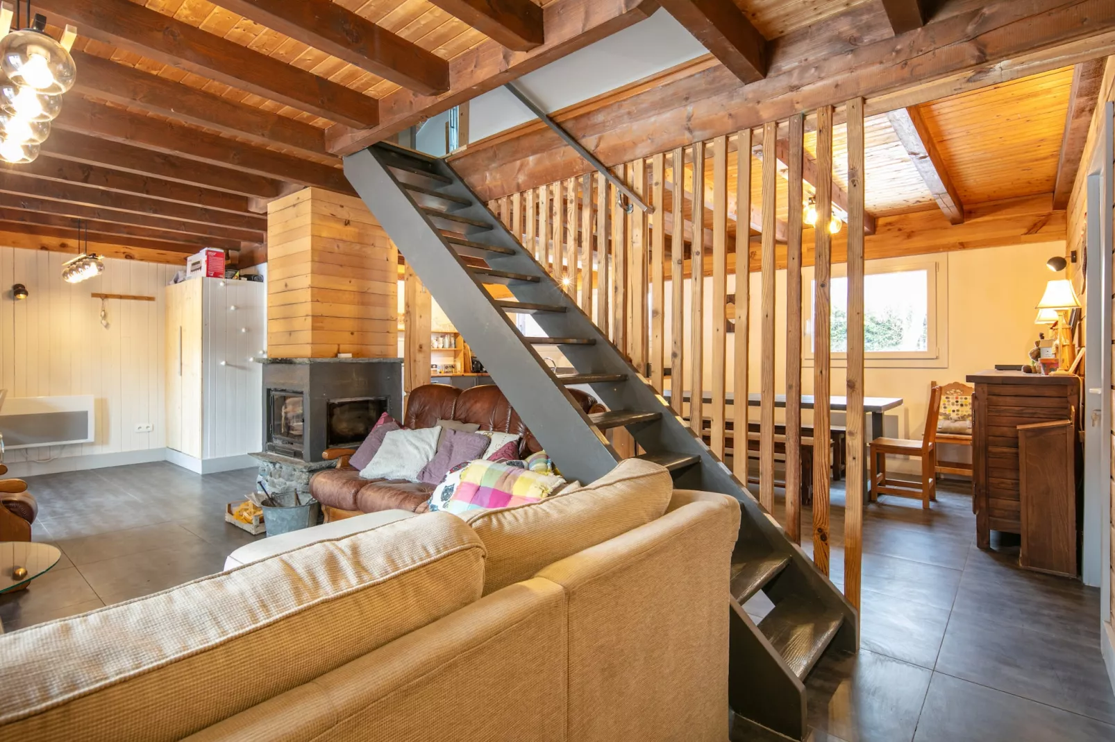 Chalet Les Marmottes - 5P8-Woonkamer