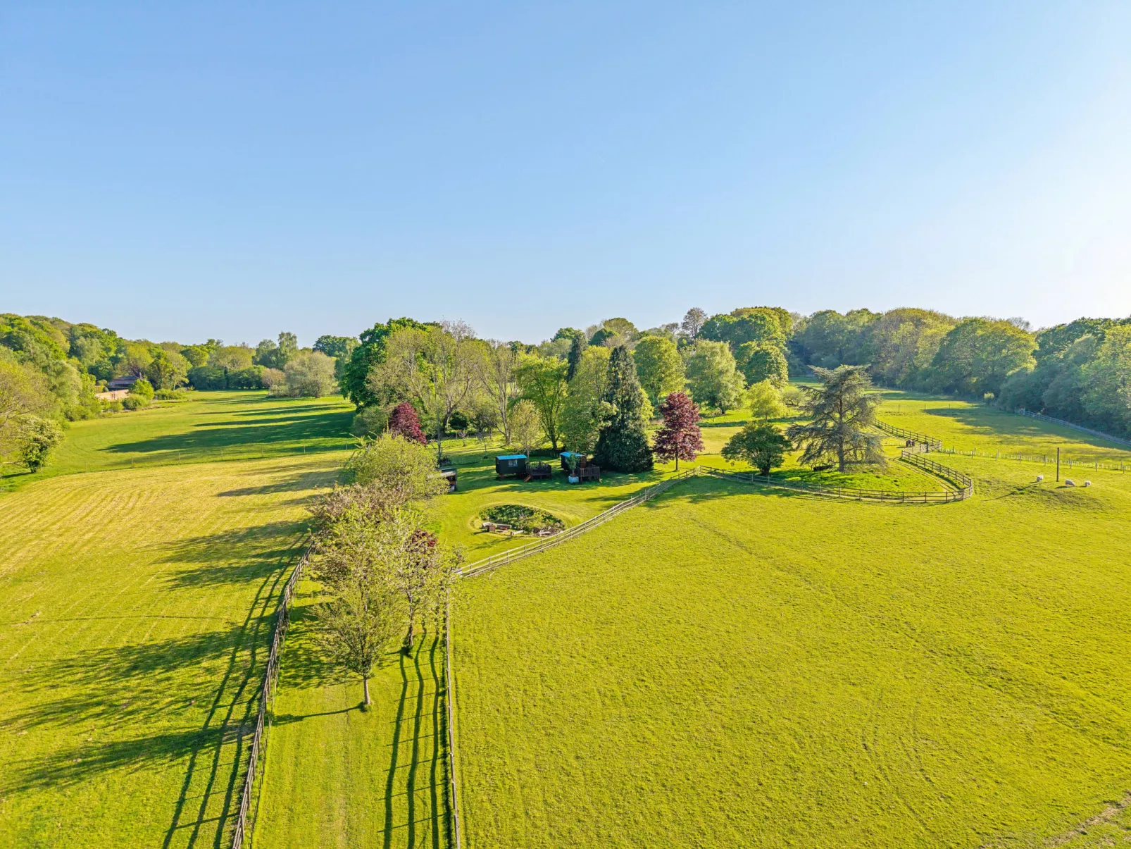 Shepherd's Hut at Hilltop Farm - Buiten
