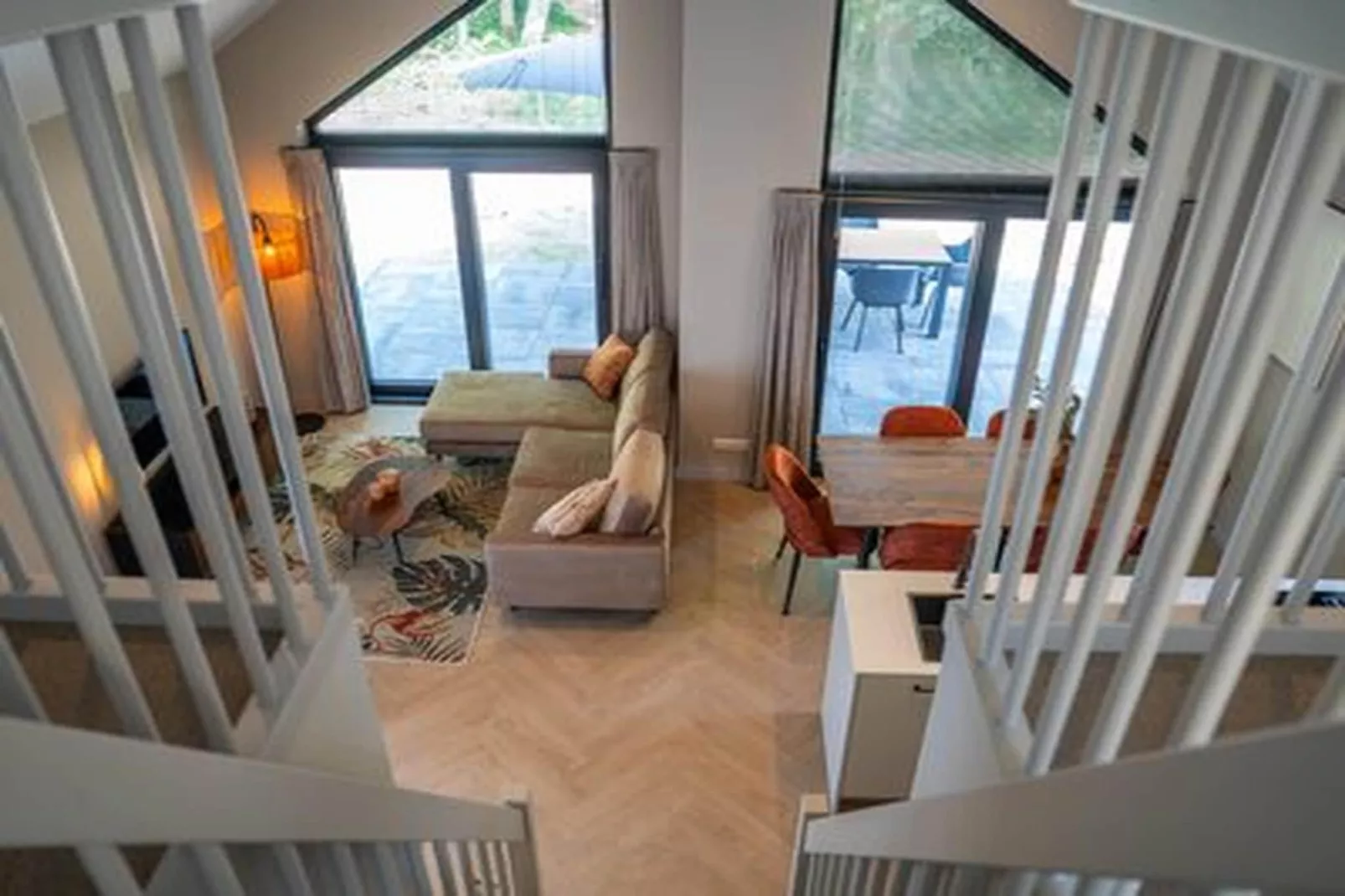 Ecovilla Boszicht Luxe-Woonkamer