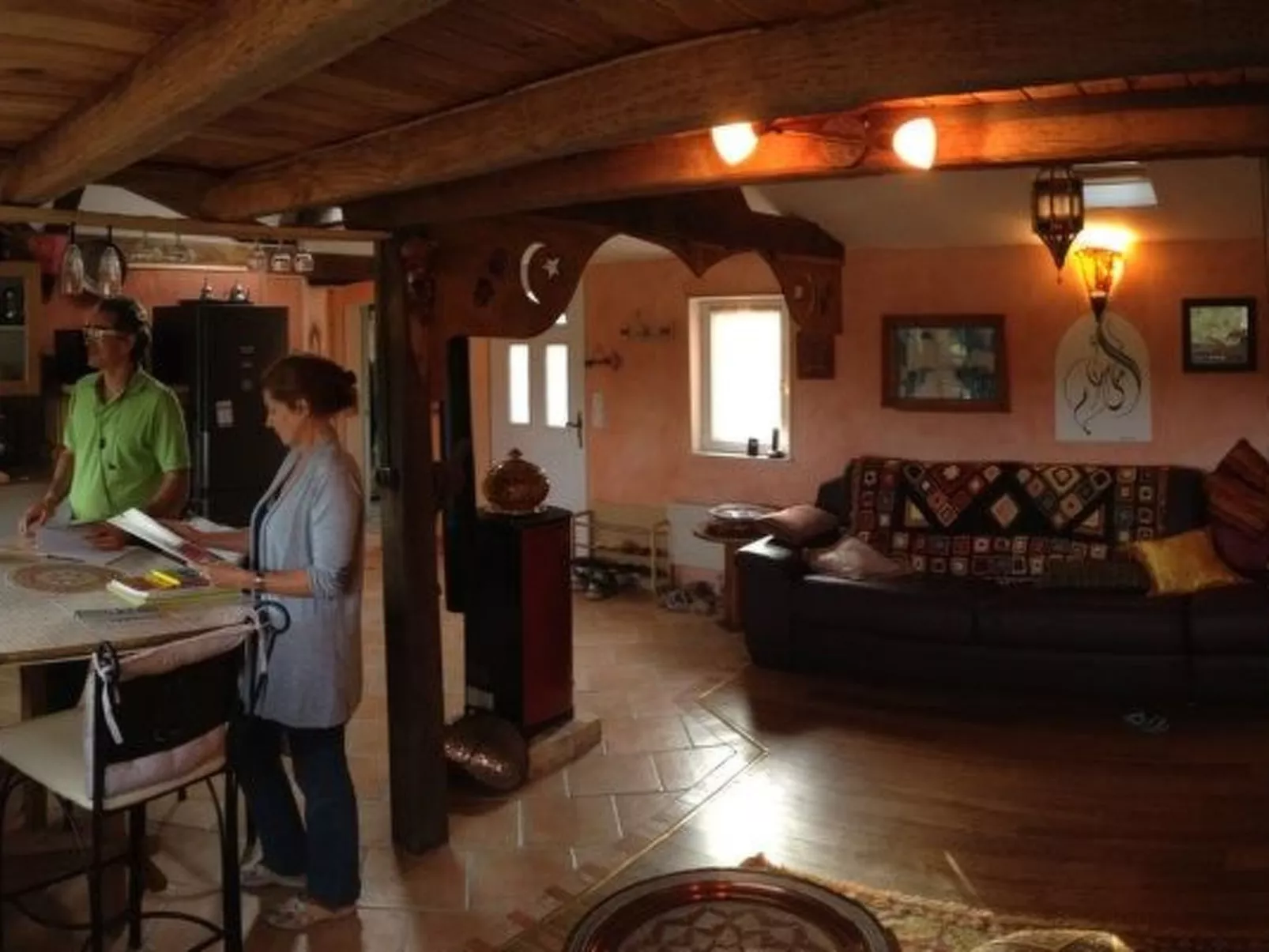 Orientalisches Ecogîte mit Charme, klassifiziert als 3 Gîte de France - Binnen