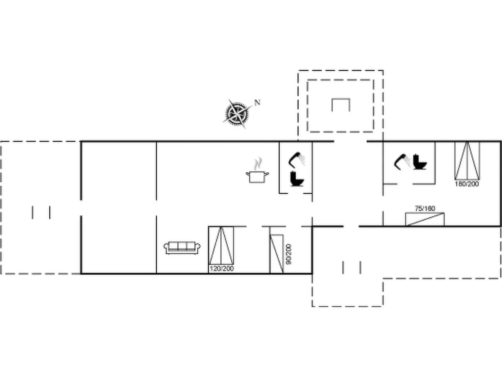 "Edeltraud" - 100m from the sea - Binnen