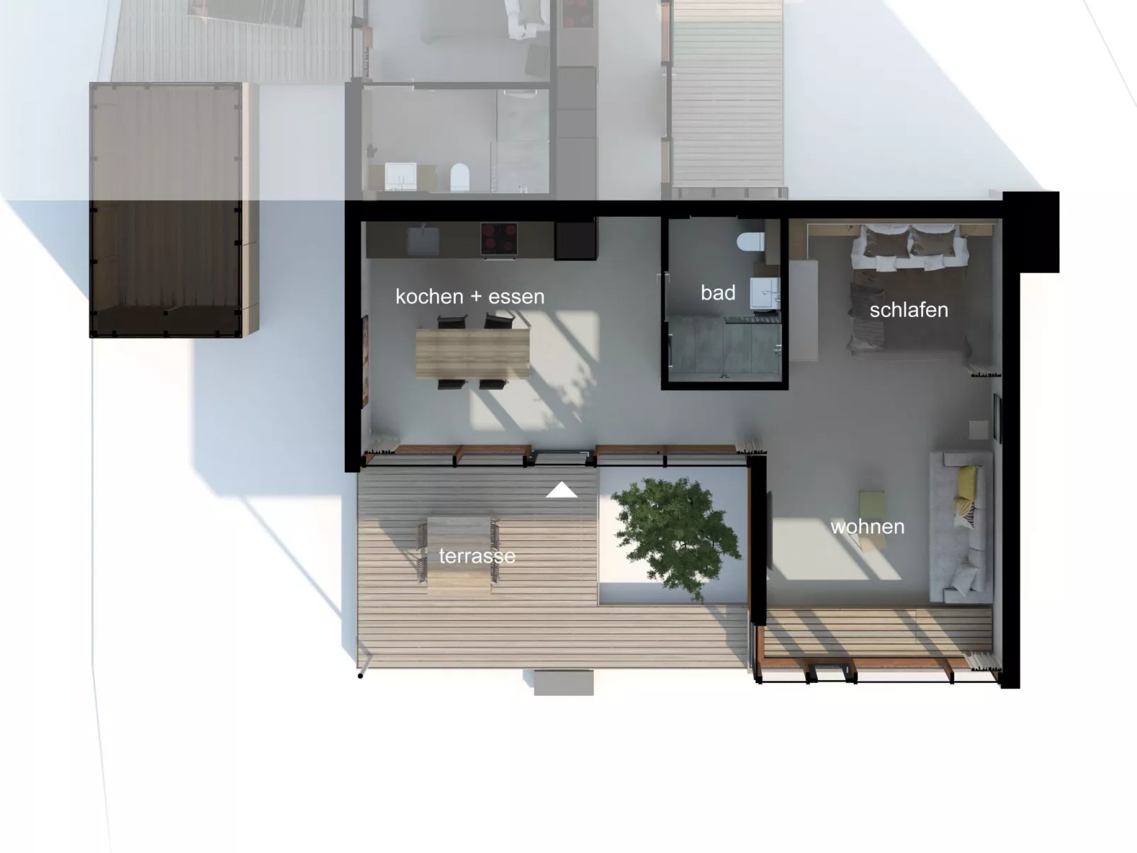 Design Ferienwohnung nienrausch 55m² Apartment 1 - Binnen