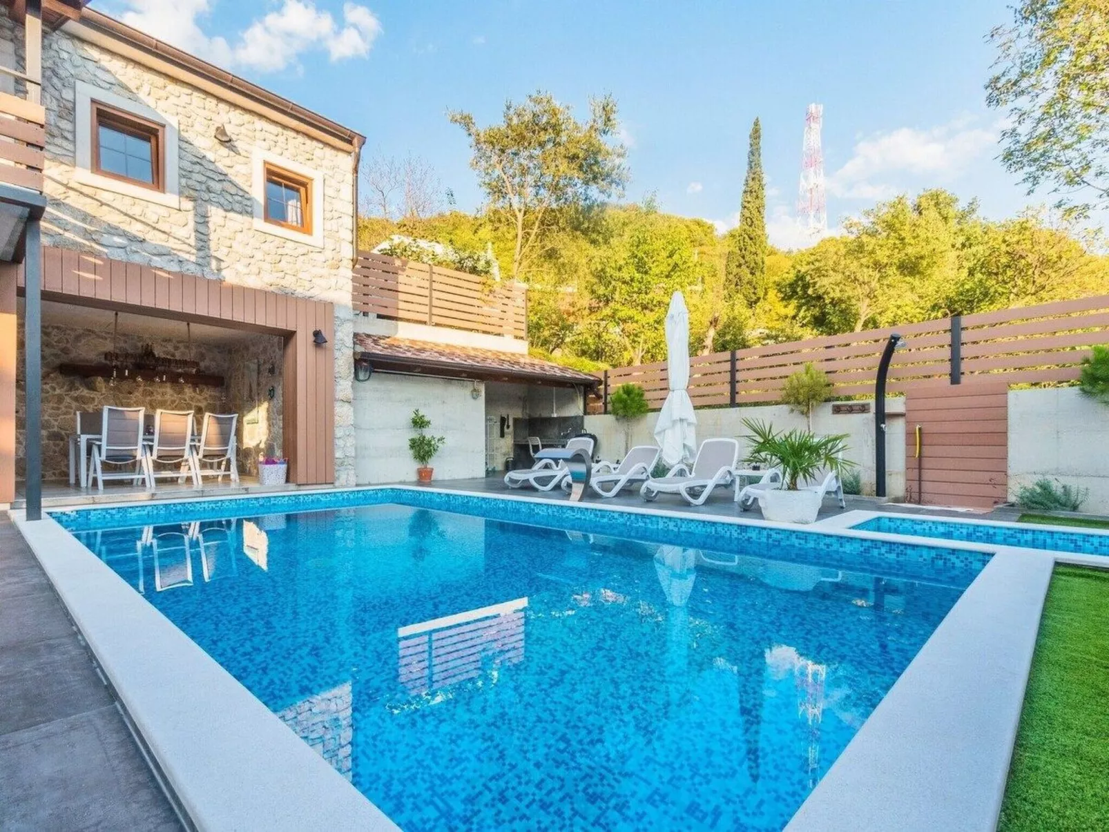 Luxuriöse Steinvilla "Mariva Tribalj" mit Pool - Image-tags.info