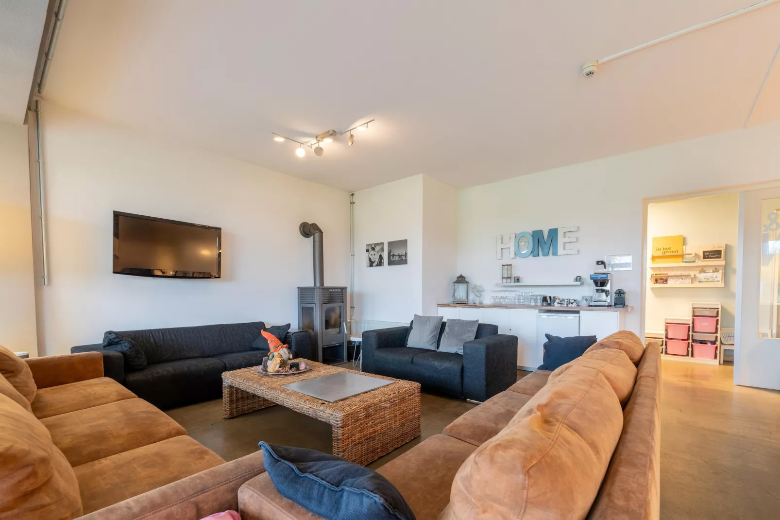 De Slaapfabriek familiehuis-Woonkamer