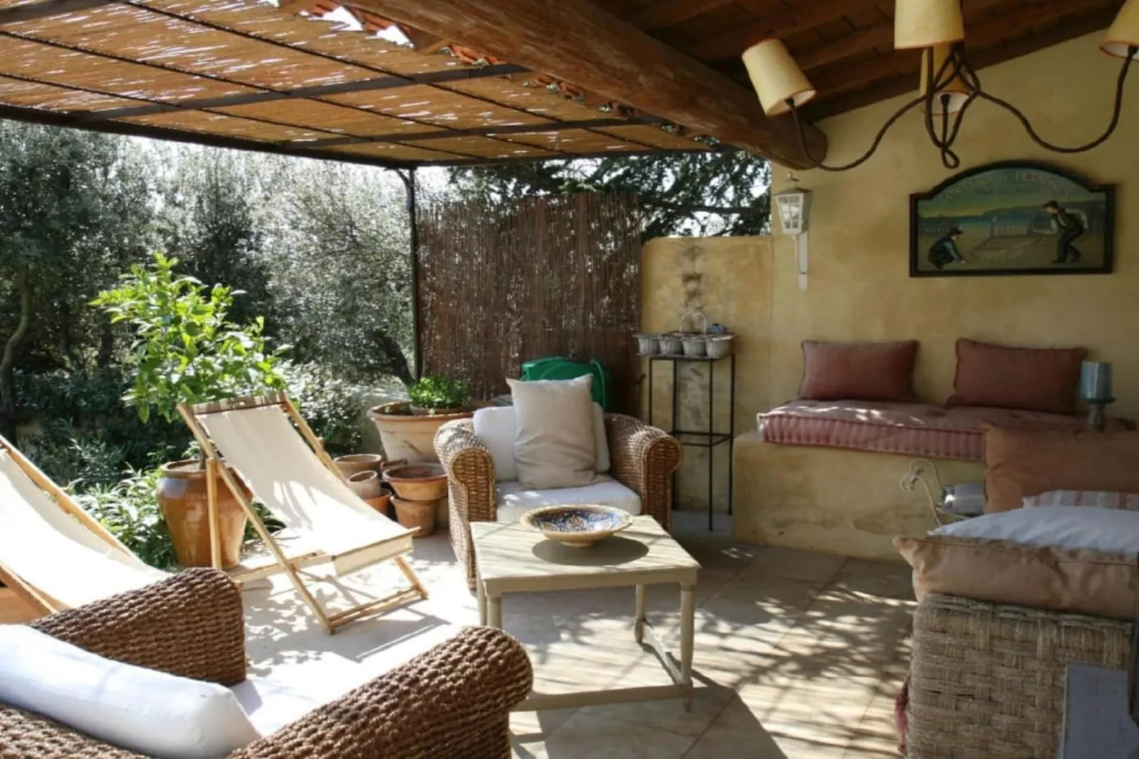 La Chaleureuse - Villa avec piscine privée en Luberon-Terrasbalkon
