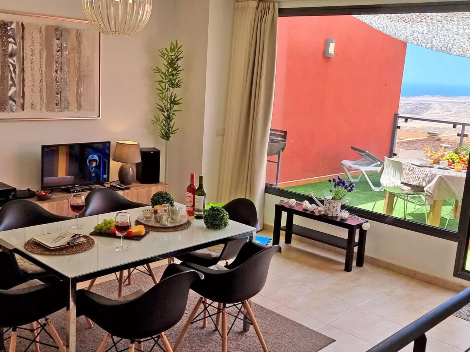 In Castillo Caleta De Fuste mit Großer Terrasse und Panoramablick - Image-tags.info