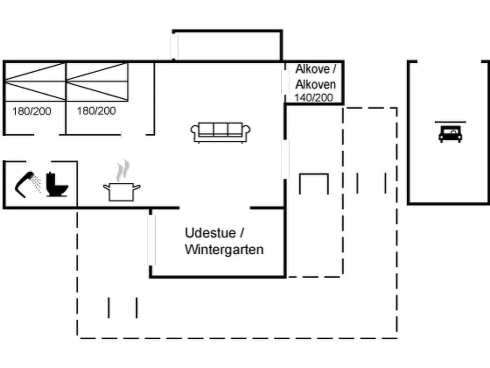 "Irma" - 300m from the sea - Binnen