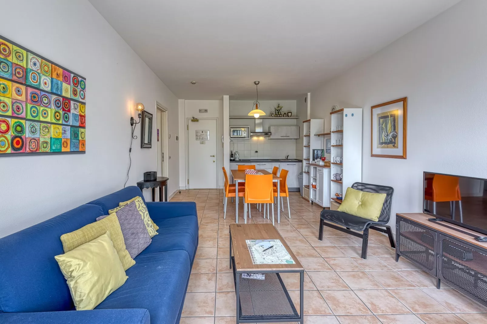 RESIDENCE PORTO LETIZIA - PALACE-1ROOM APT 4 PAX MOUNTAIN VIEW DELUXE8204 - P1MD4 - Woonkamer