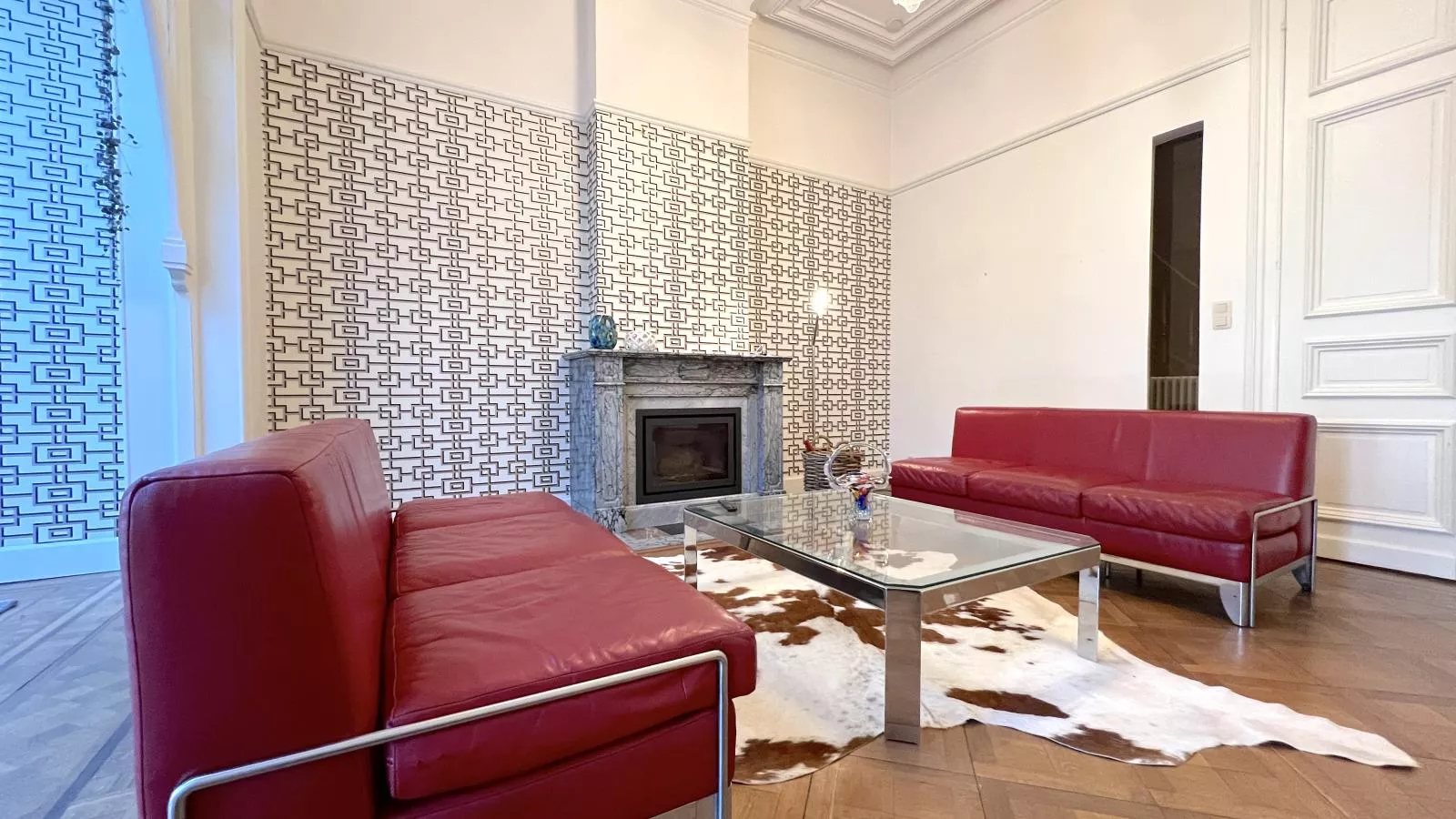 La Maison Bleue Ronse - Woonkamer