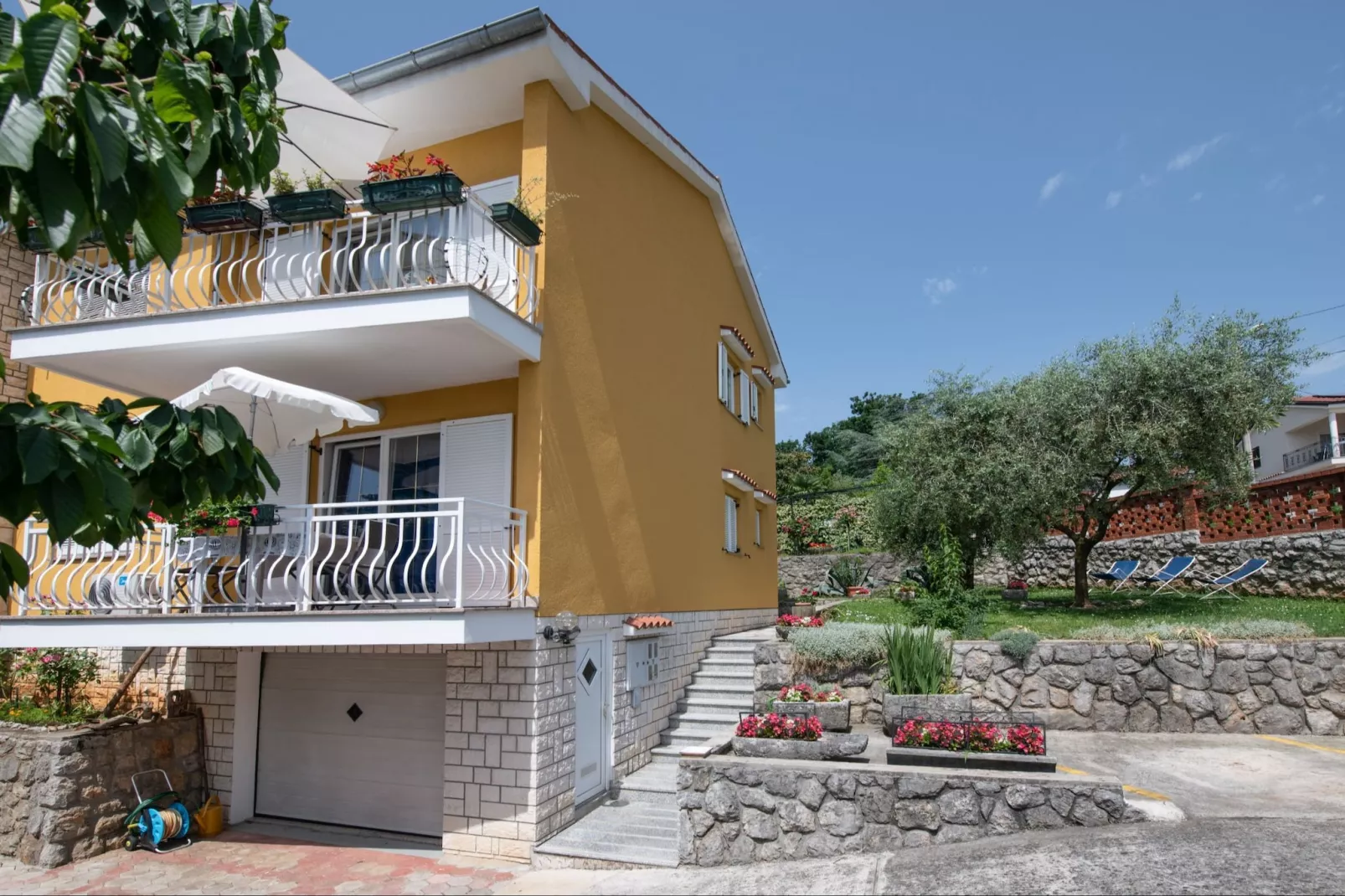 Apartments Mirjana IKA - Studio Apartment With Balcony  (A1) - Buitenlucht