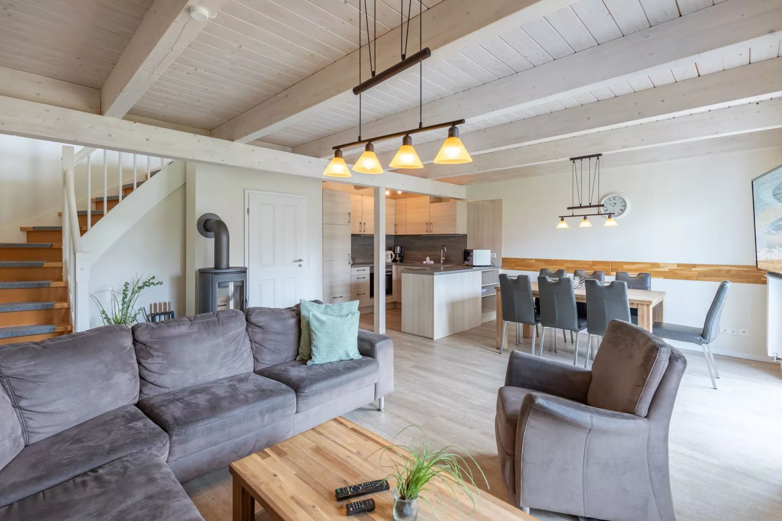 Reihenhaus in Dagebüll - Fischerhuus-Woonkamer