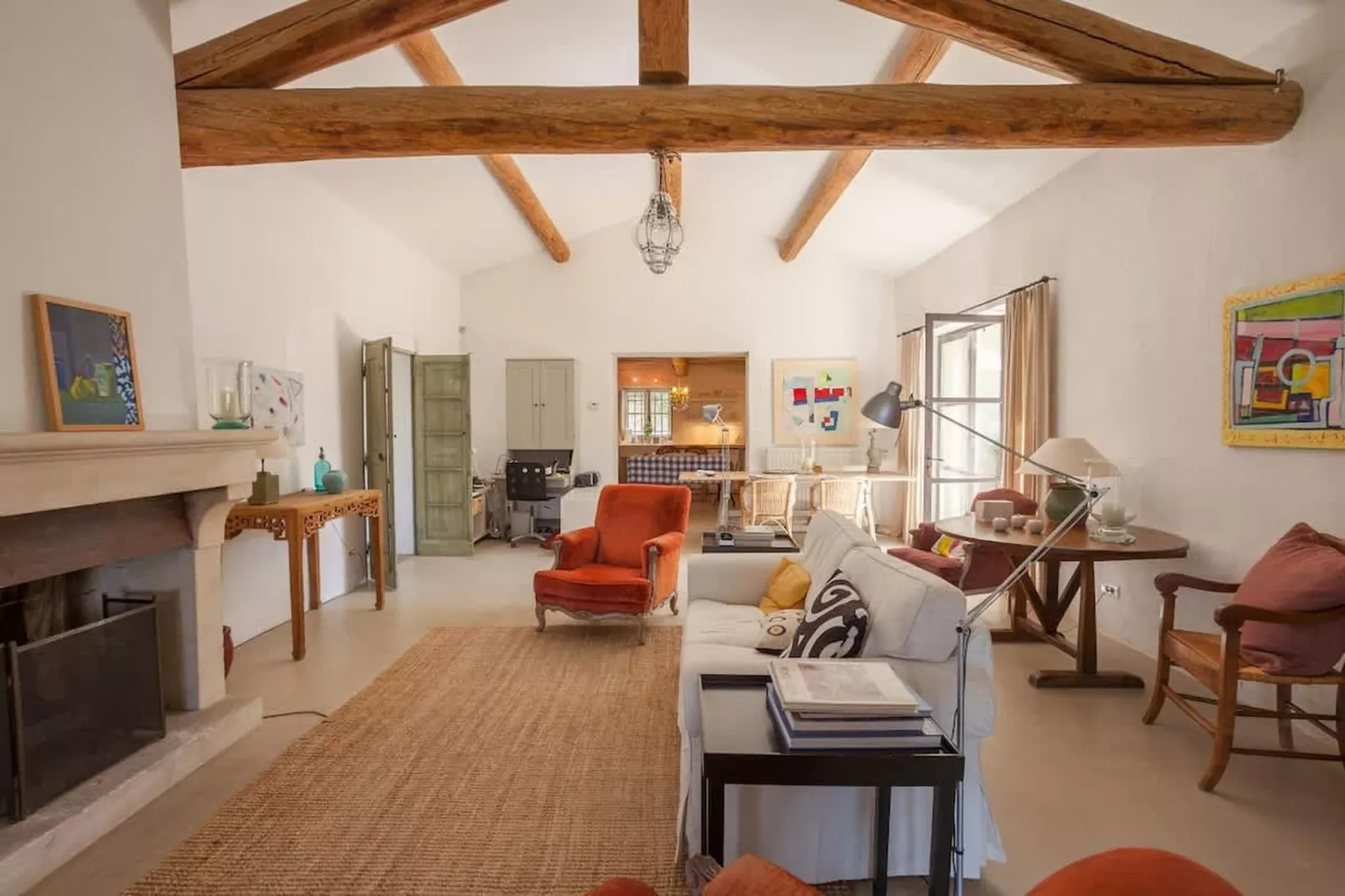 Villa Les Beaumettes - Havre de paix dans le Luberon-Woonkamer