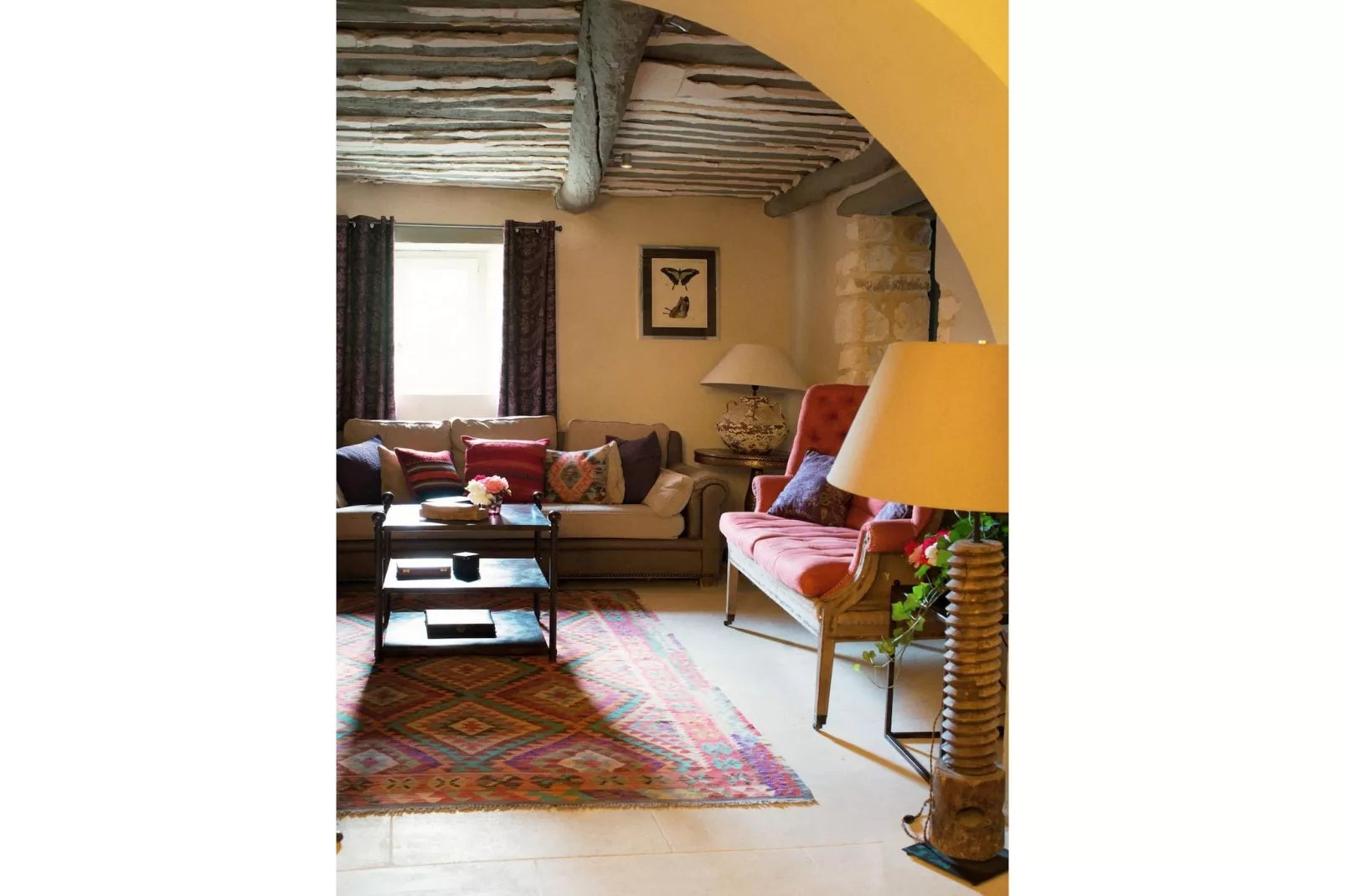 Villa Cépage - Villa De Luxe Au Coeur Du Lubéron-Woonkamer