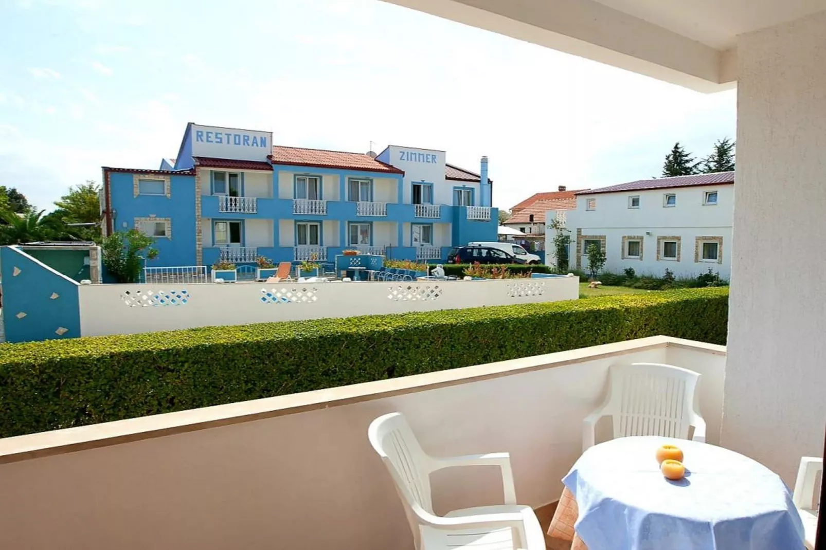 Apartments Anamarija - One Bedroom Apartment with Balcony (A2+2) 1 - Terrasbalkon