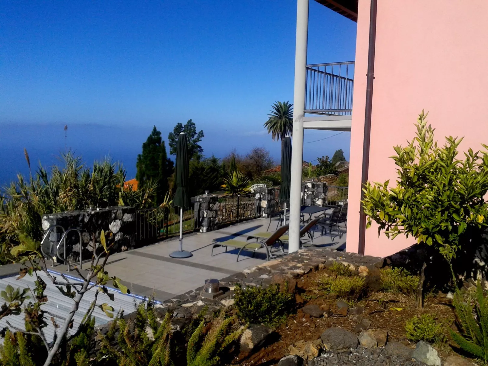 Nettes Ferienhaus in Tijarafe mit Privatem Pool und Panoramablick - Image-tags.info