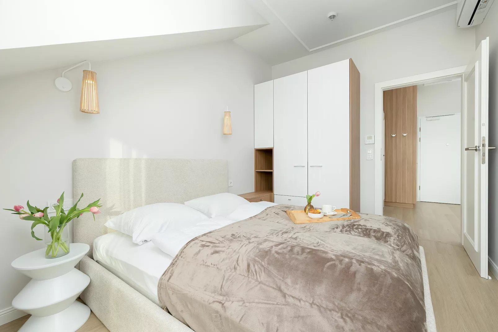 Apartament Szczecińska 3/B210 Niechorze-Slaapkamer