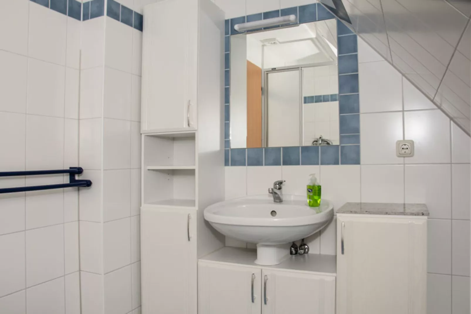 Ferienwohnung Eva mit Meerblick - strandnah - Badkamer