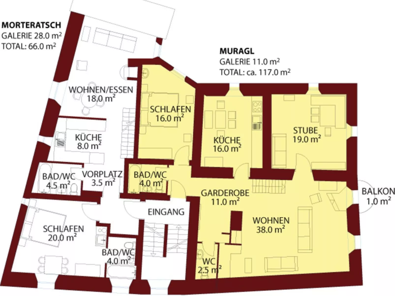 Chesa Michel Muragl - Binnen