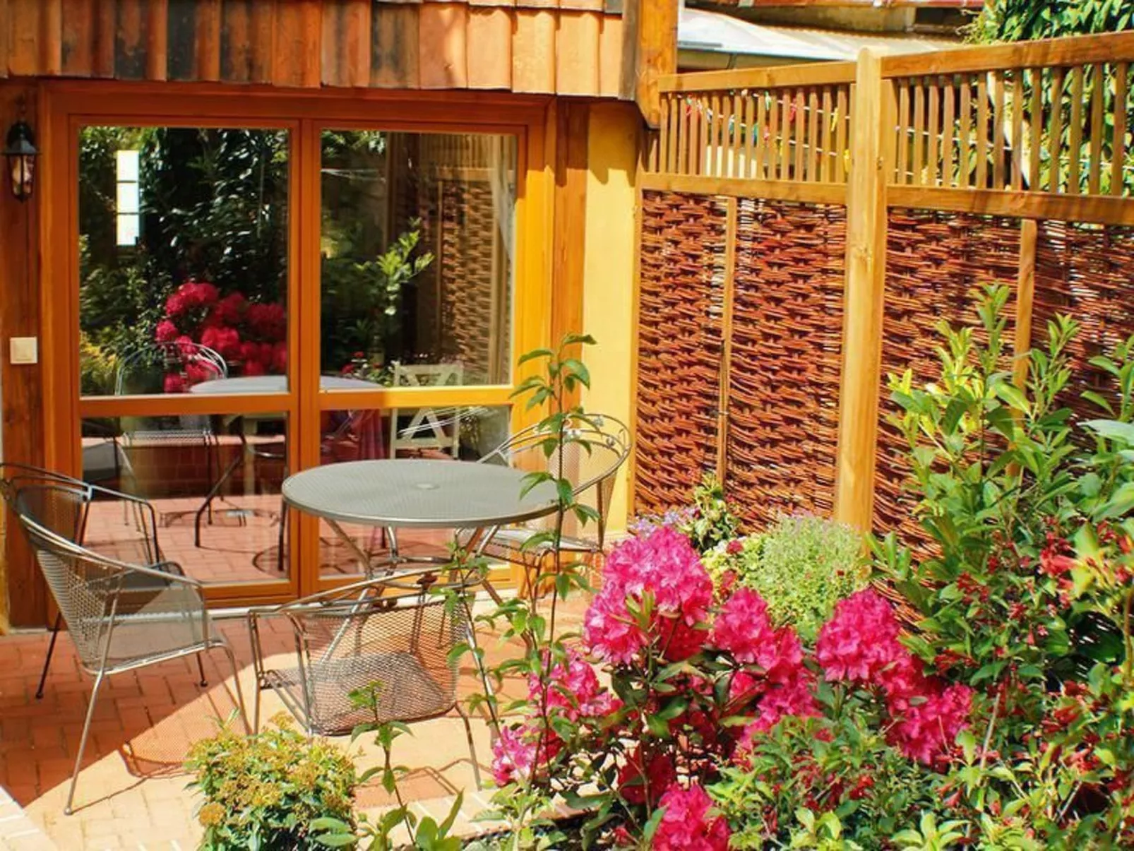 Komfortabler Urlaub im Fachwerkhäuschen mit Gartenterrase und einem Ambiente ei - Image-tags.info