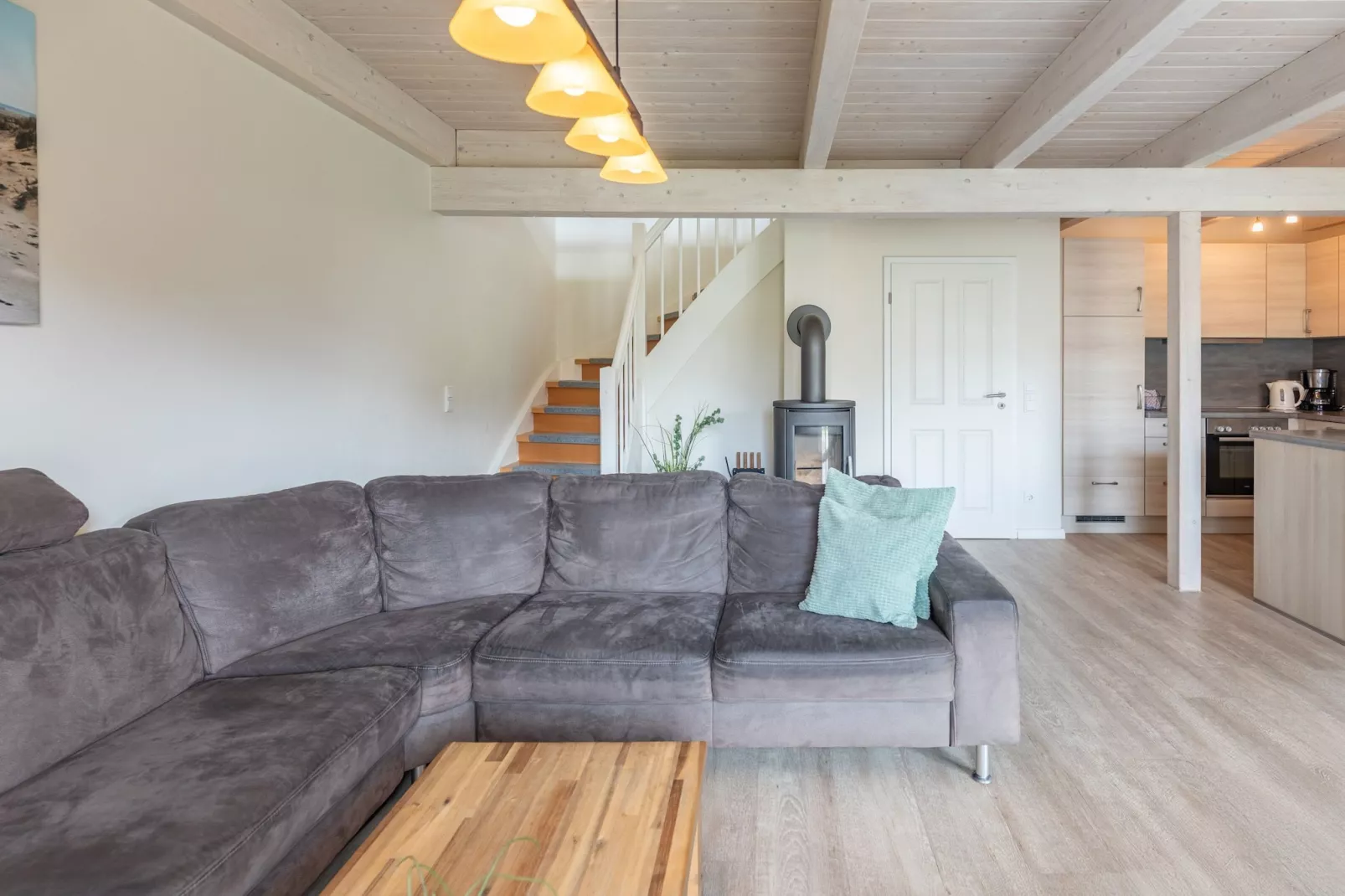 Reihenhaus in Dagebüll - Fischerhuus-Woonkamer