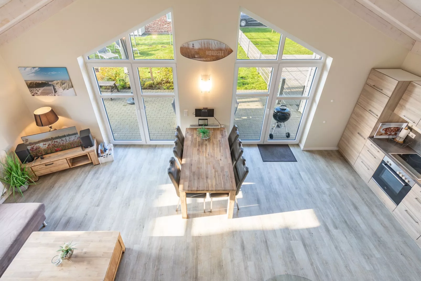 Ferienhaus Dagebüll - Blanker Hans-Woonkamer