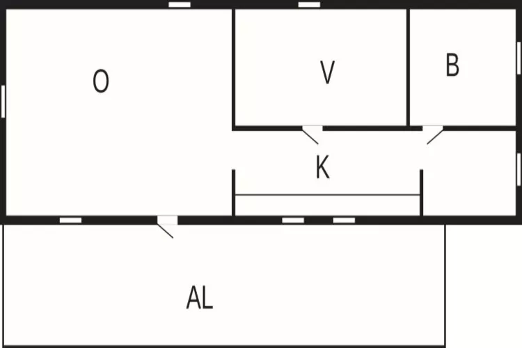 4 Personen vakantie huis in Djurhamn-Plattegrond