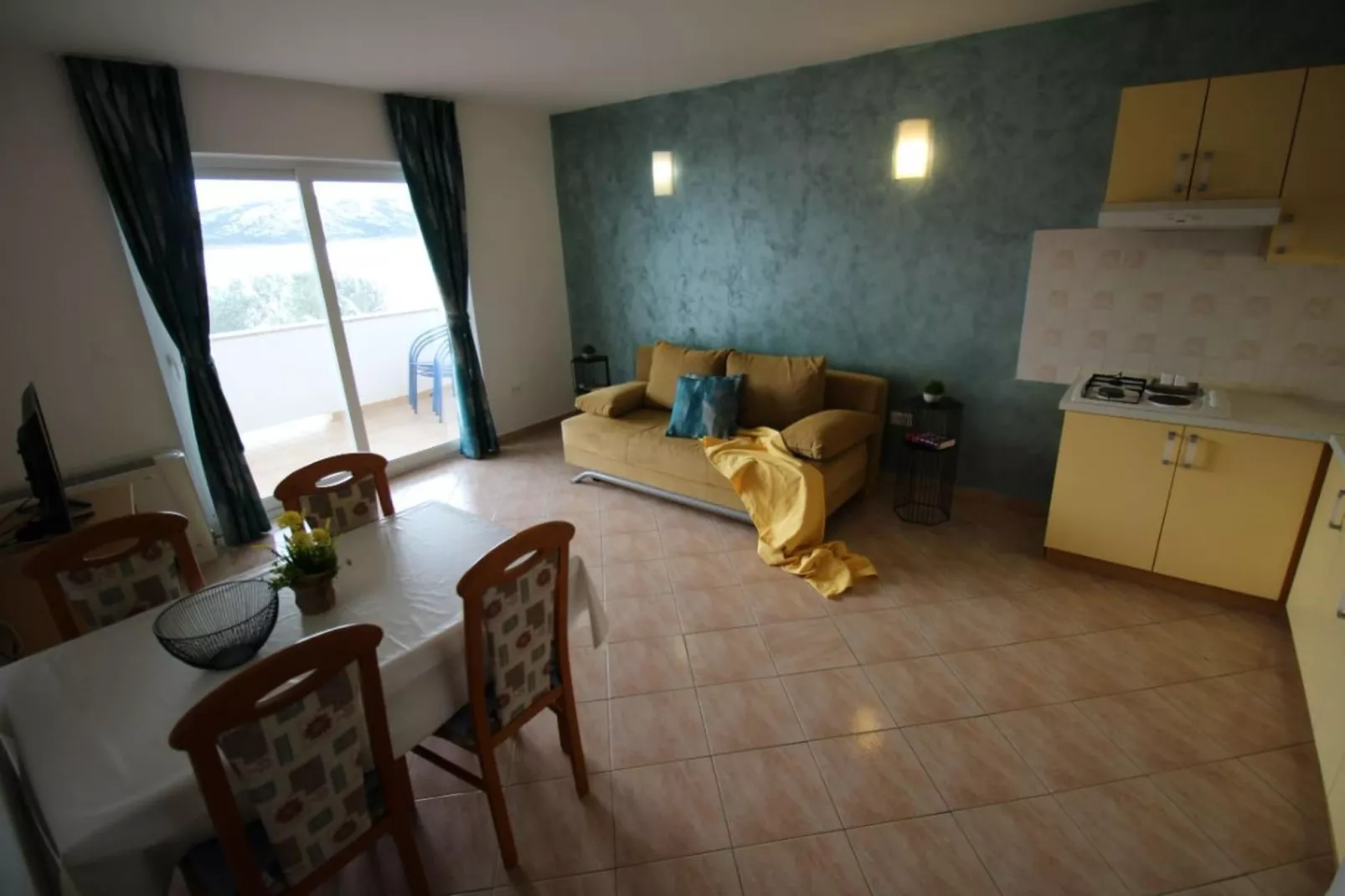 SV Marija 2 - Ferienwohnung 1 - Typ 4plus2 - Woonkamer