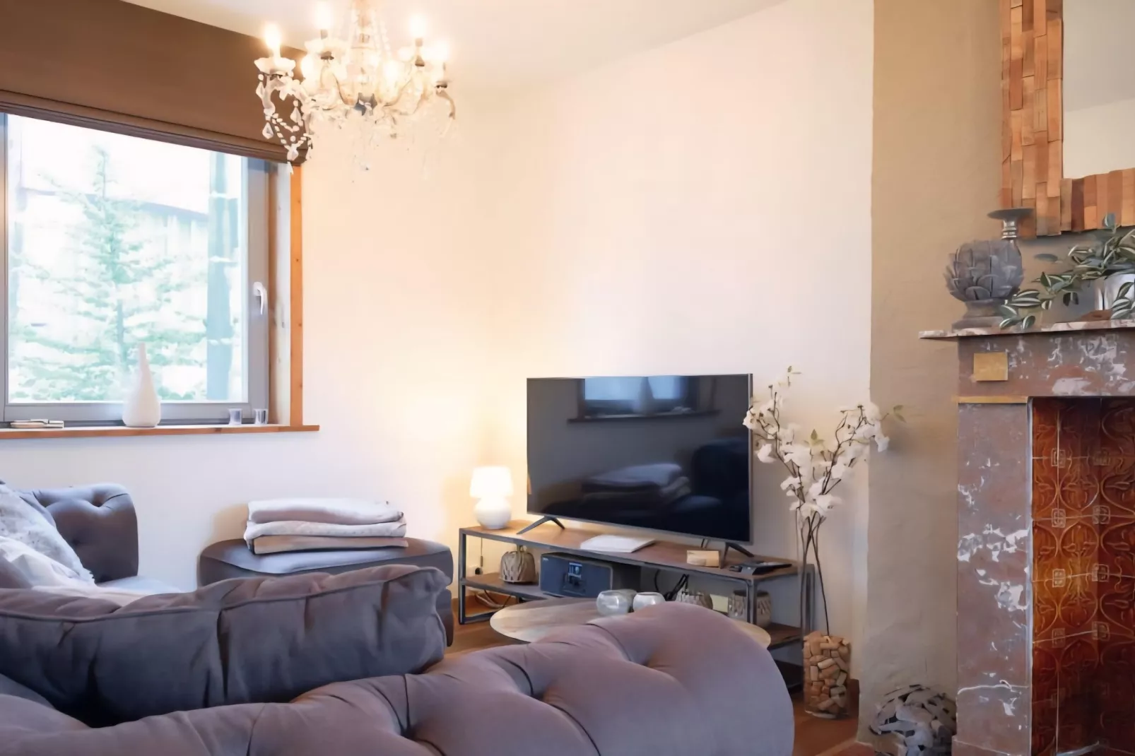 Gite L'éternité - Woonkamer