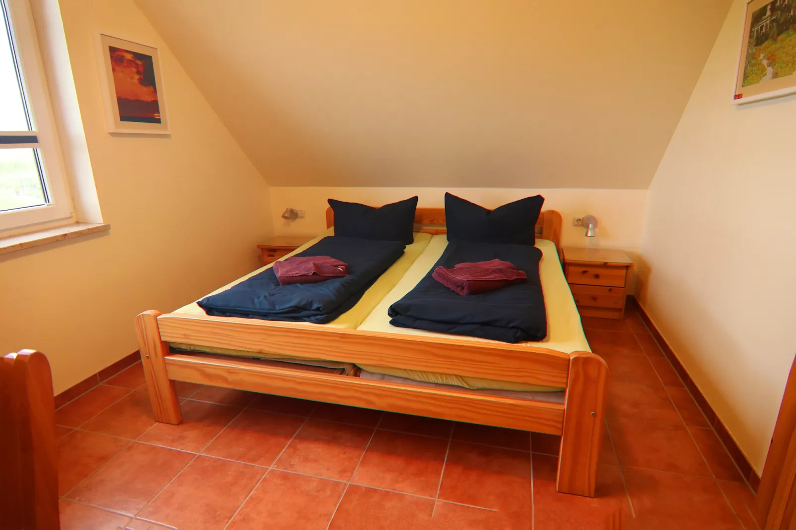 Strandnahes Ferienhaus Walter mit Meerblick - Slaapkamer