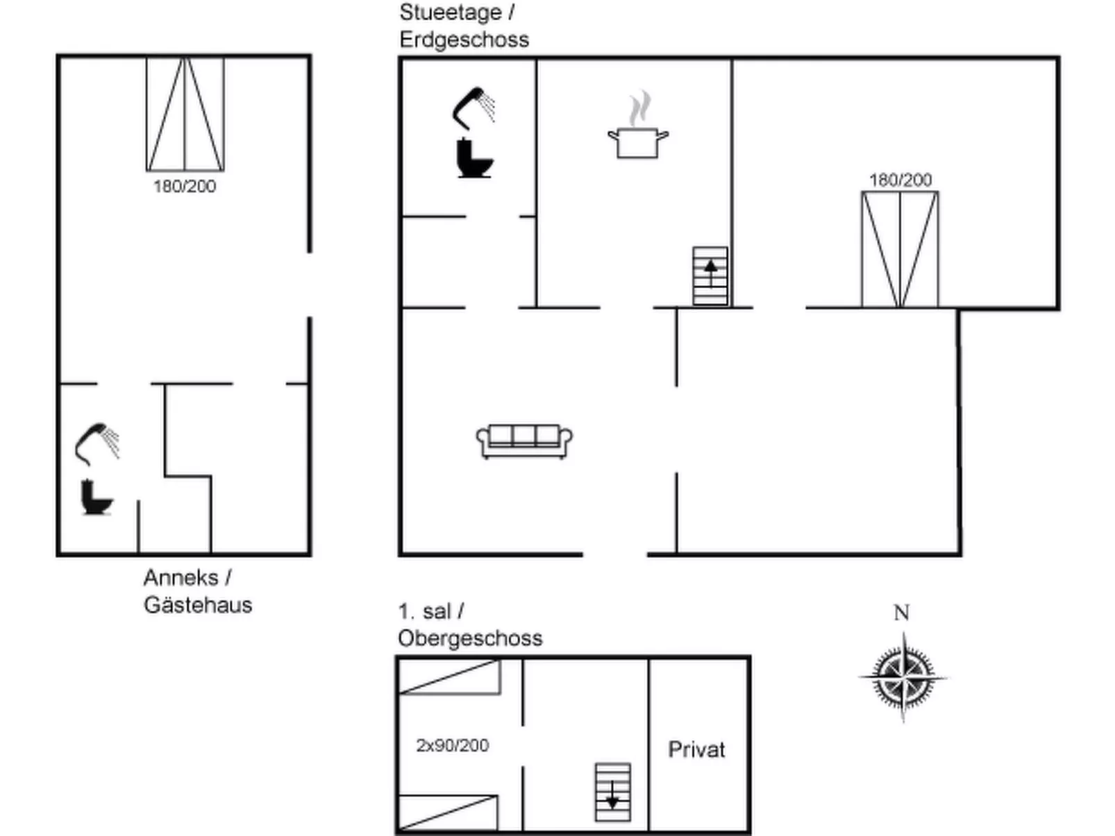 "Hildwik" - 2km from the sea-Binnen