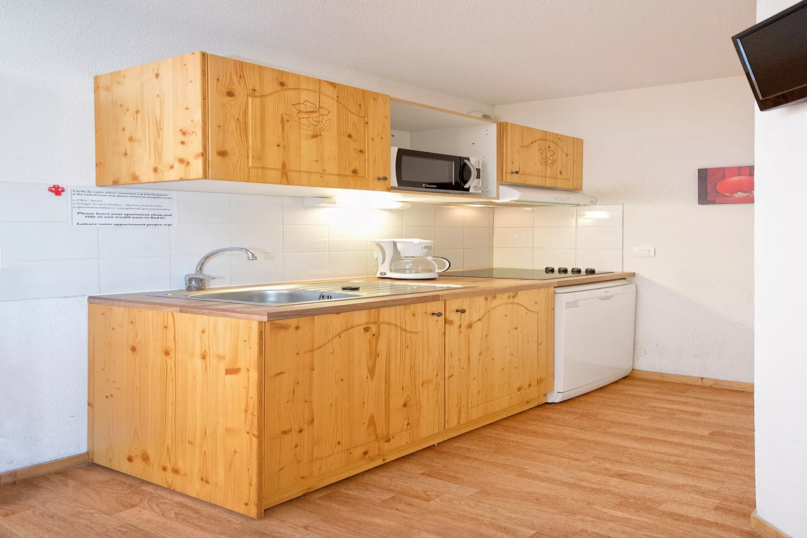 Hameau 3 203 - SPA & PISCINE appartement 4 pers - Keuken