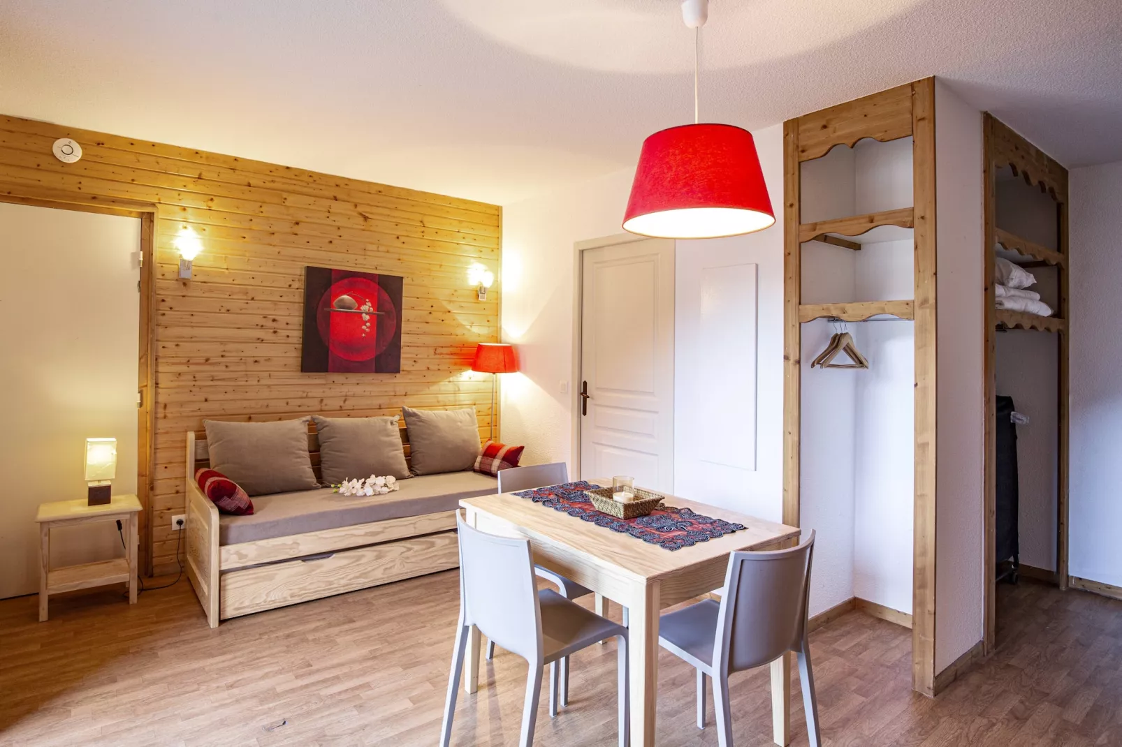 Hameau 6 002 - SPA & PISCINE studio 4 pers. - Woonkamer