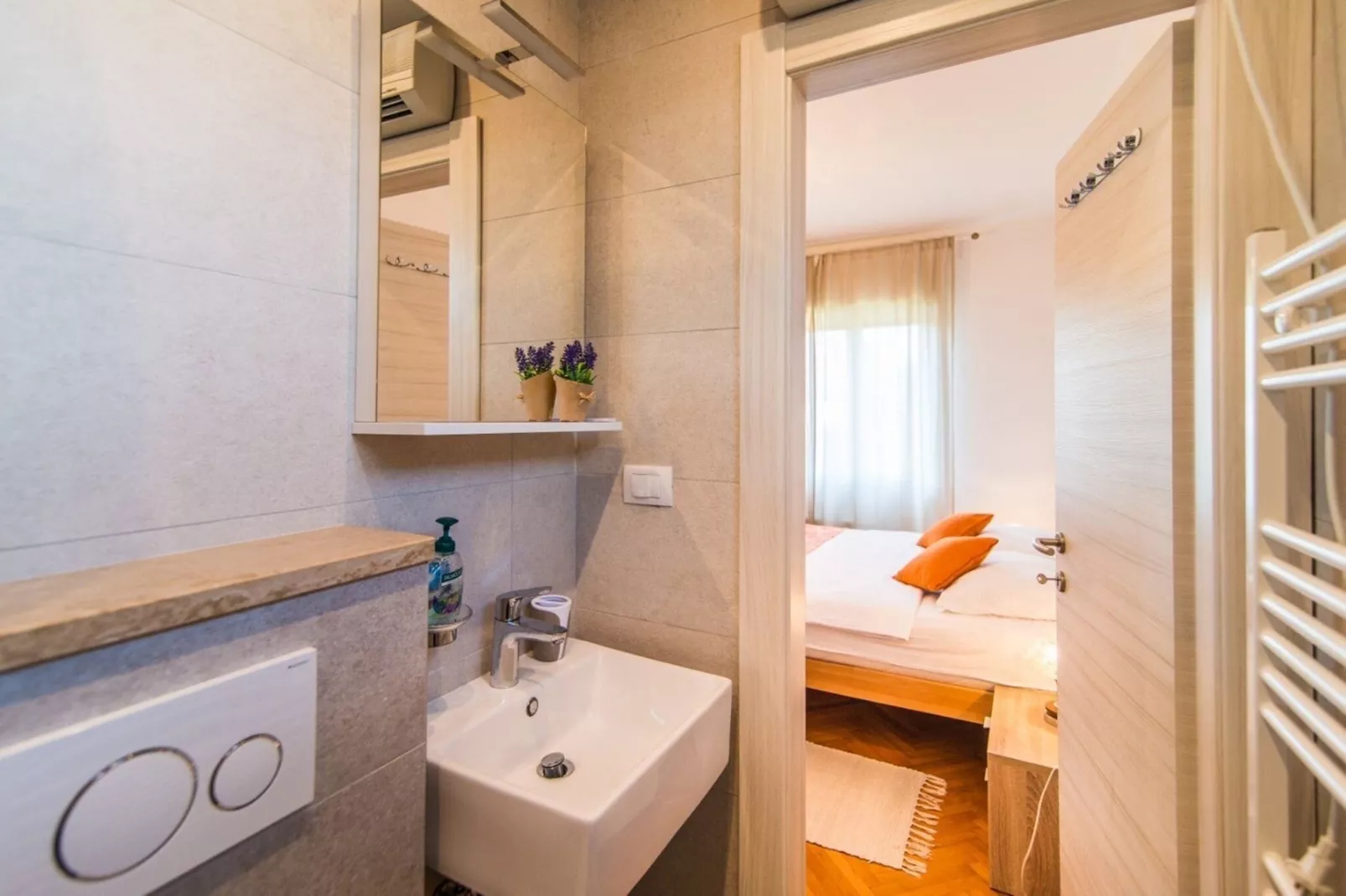 Villa Amalija - Apartment Amy with Sea View-Badkamer